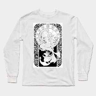 Mermaid luring sailors Long Sleeve T-Shirt